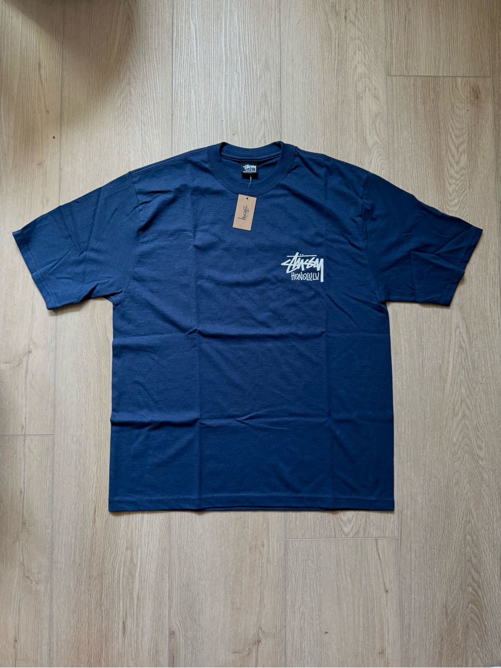 Nwt Stussy Honolulu Chapter Tee - Navy Blue - Large